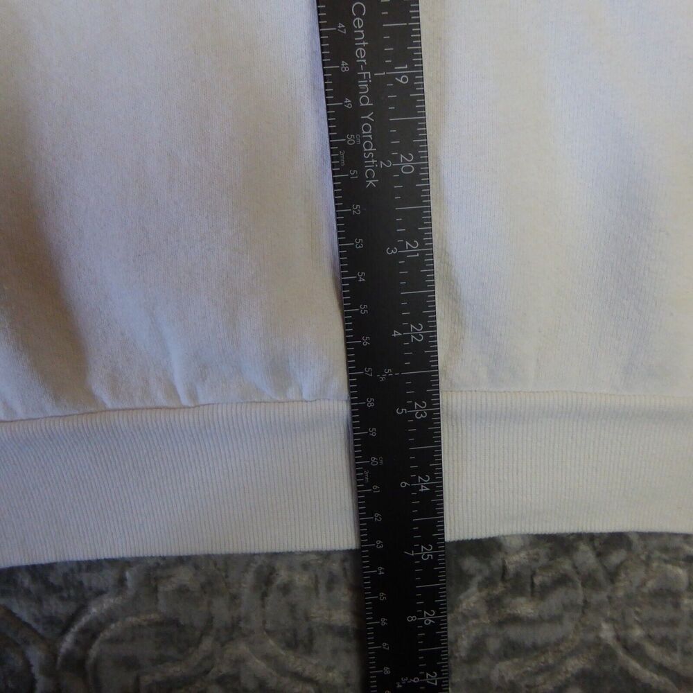 Vintage Giant Pandas Sweatshirt Adult Large White 80s Crewneck Nature Chop Stick - Picture 6 of 8